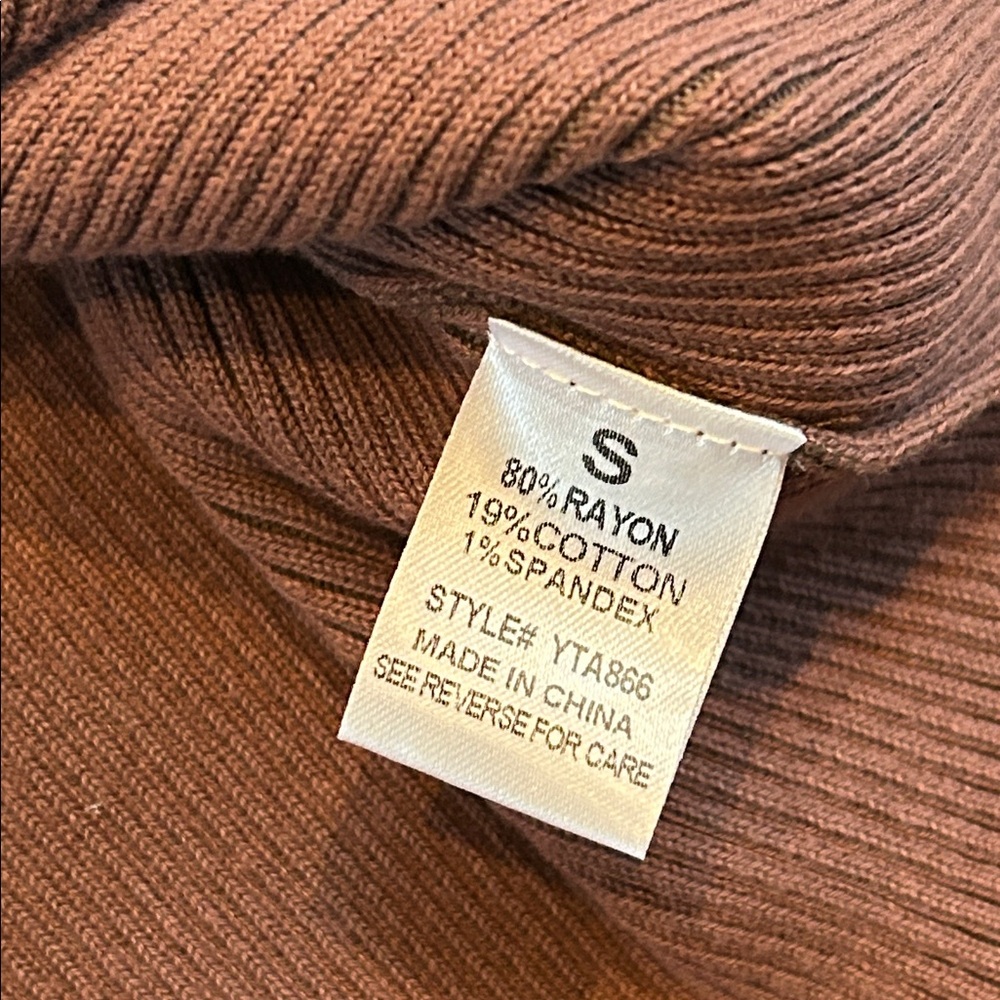 Audrey 3+1 Women’s Mauve Cropped Zip-Up Hoodie Size Small - Picture 4 of 9